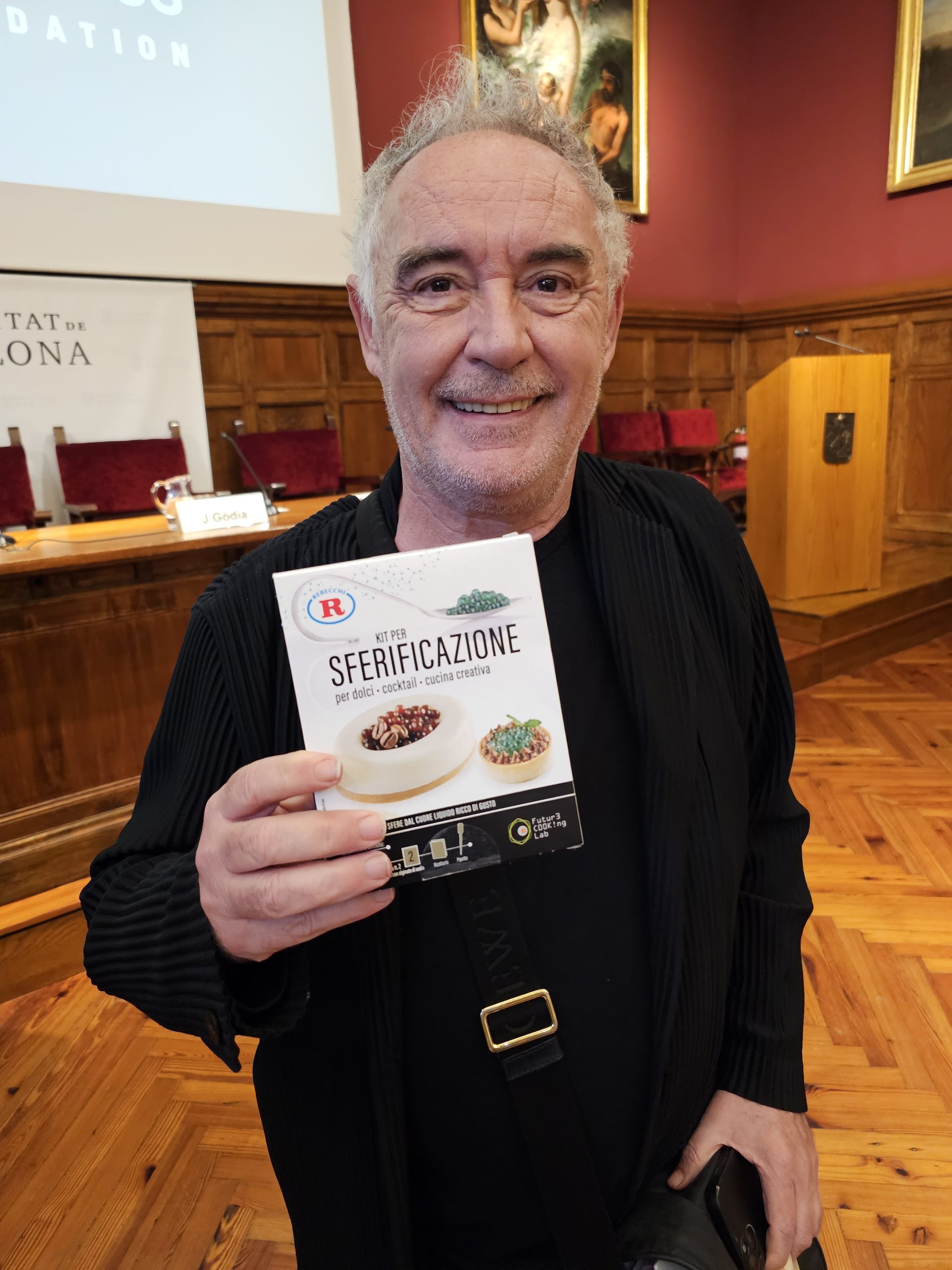 Ferran Adrià con il Kit Sferificazione Rebecchi FCL