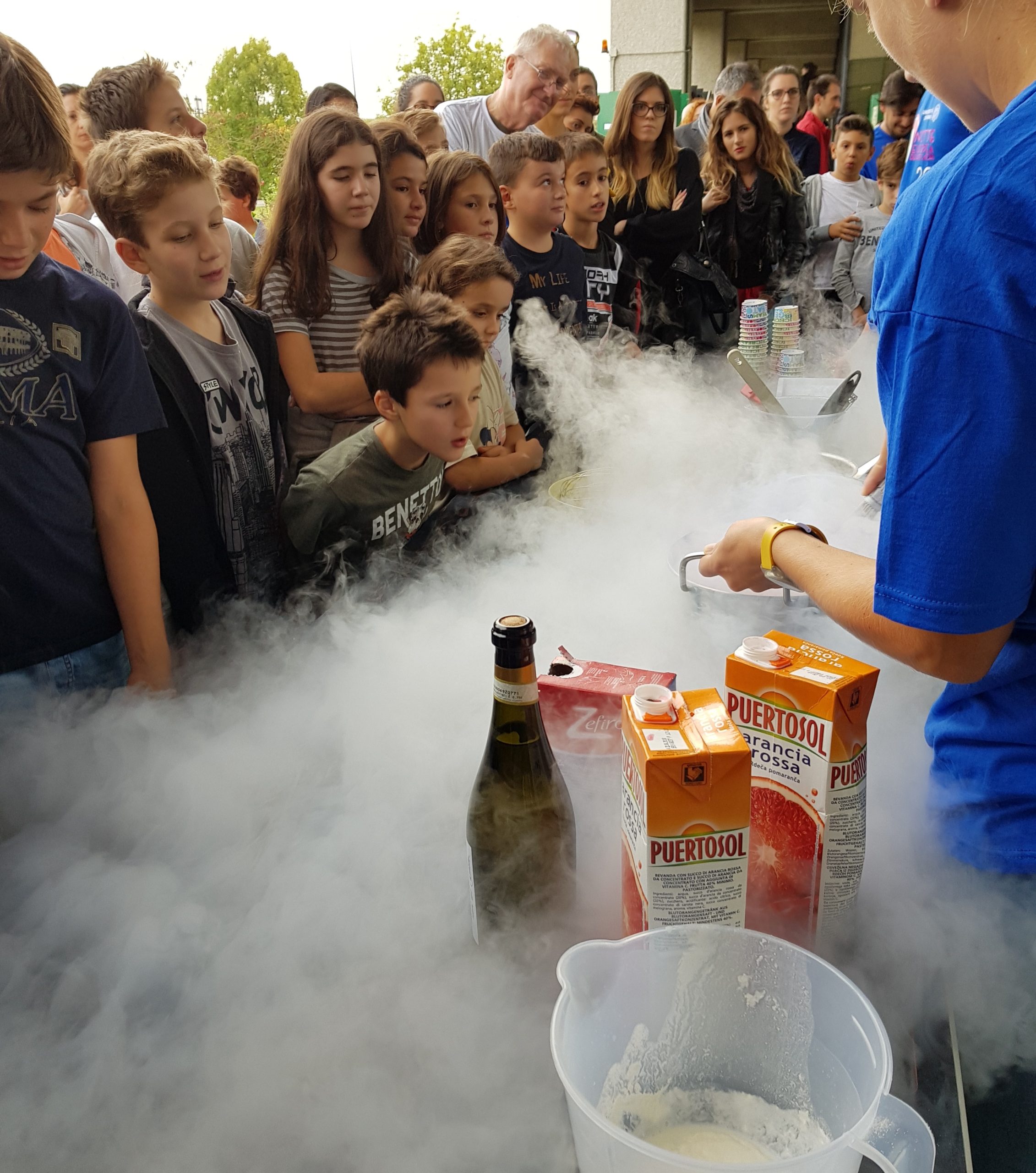 Notte Europea dei Ricercatori 2017 — gelato all'azoto